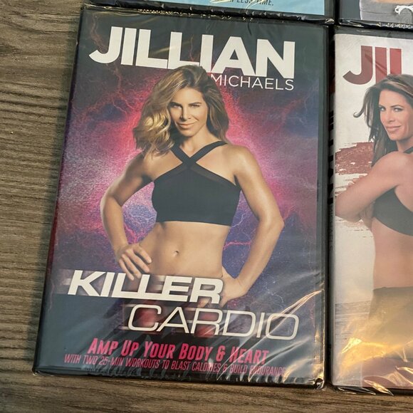Lot of 6 Jillian Michaels Exercise Workout DVDs Killer Cardio Ripped in 30 Abs - Picture 4 of 10